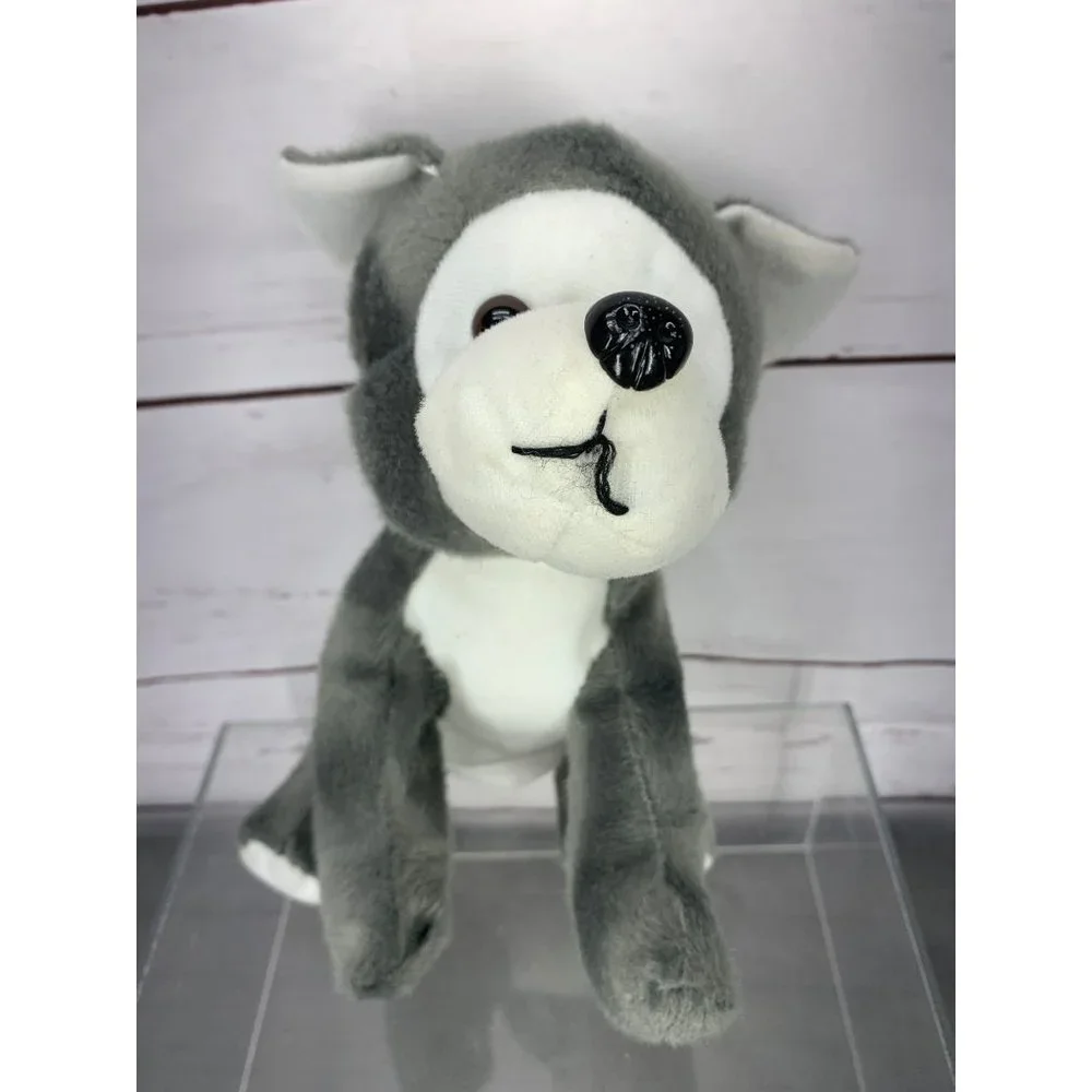 Puli‎ International Gray Husky Plush Stuffed Animal Plush